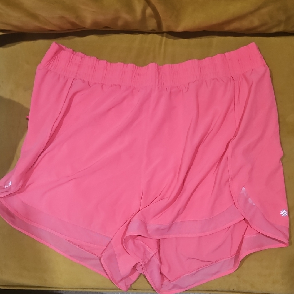 Athleta Mesh Racer Run Midrise Short Women's 2X